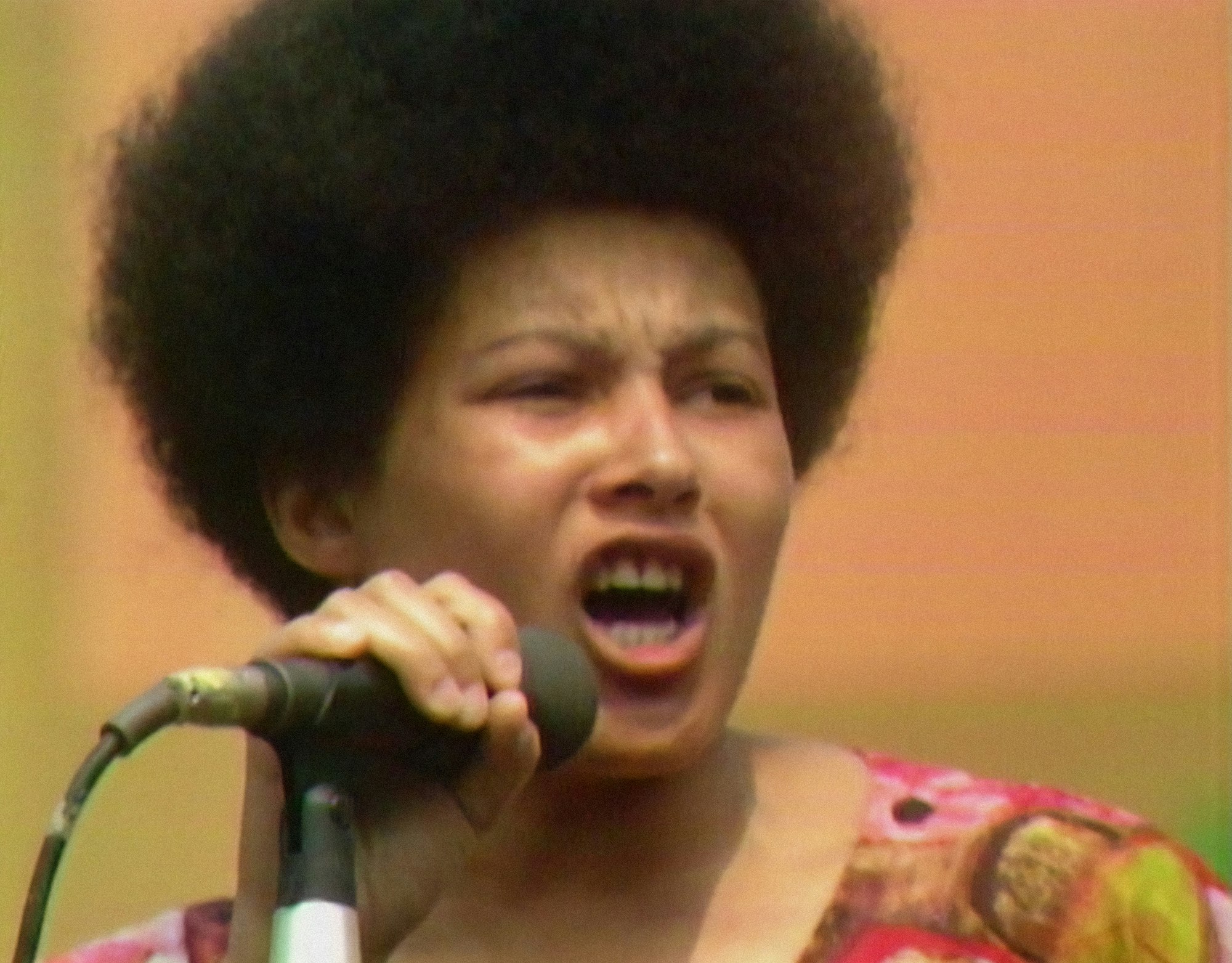 Cynthia Robinson of Sly and the Family Stone. Images courtesy of Searchlight Pictures.